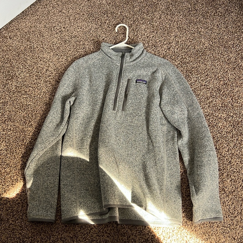 1/4 Zip Patagonia Fleece. Size L